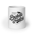 White glossy mug